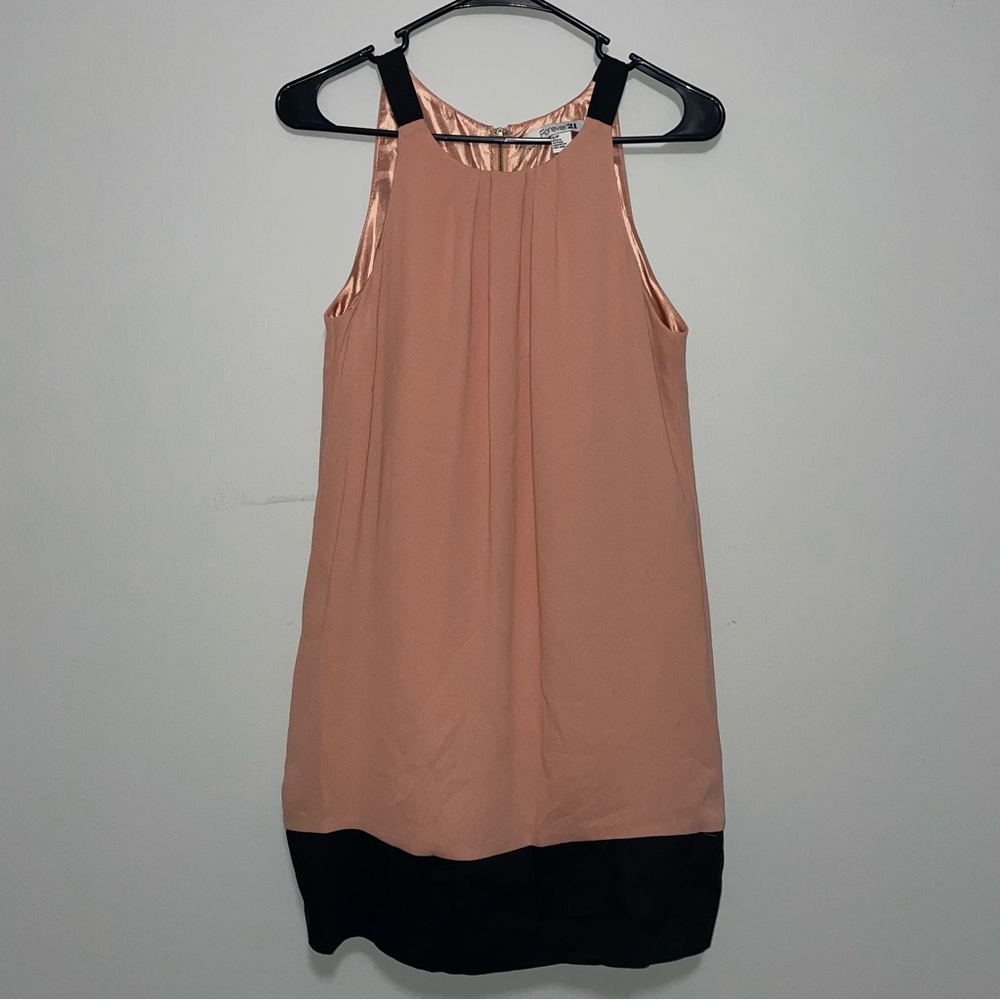 Pink Sleeveless Mini Dress